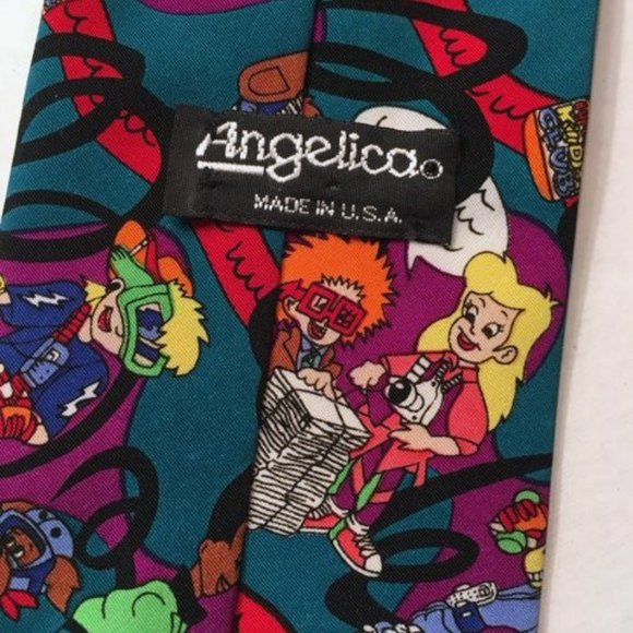 VINTAGE 90's BURGER KING BK CLUB TIE BY ANGELICA - Picture 2 of 7